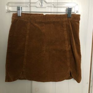 Brandy Melville | Brown Suede Skirt